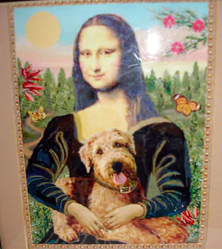 Airedale Mona Lisa